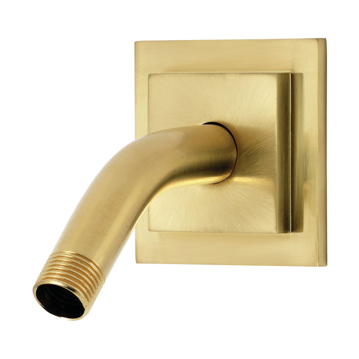 Kingston Claremont K150AK37 Shower Arm with Square Flange, Brushed Brass