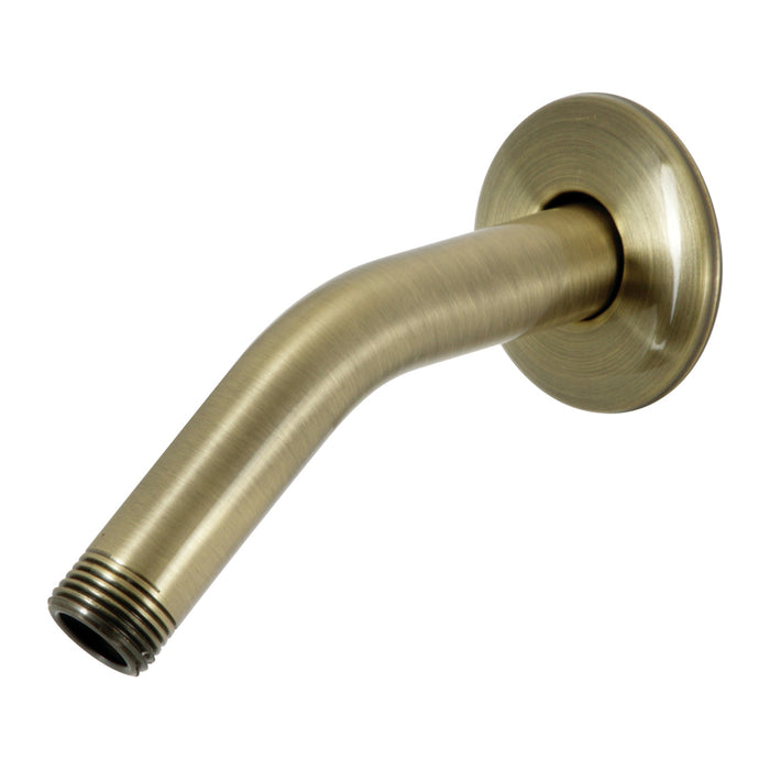 Kingston Trimscape K150K3 6-Inch Shower Arm with Round Flange, Antique Brass