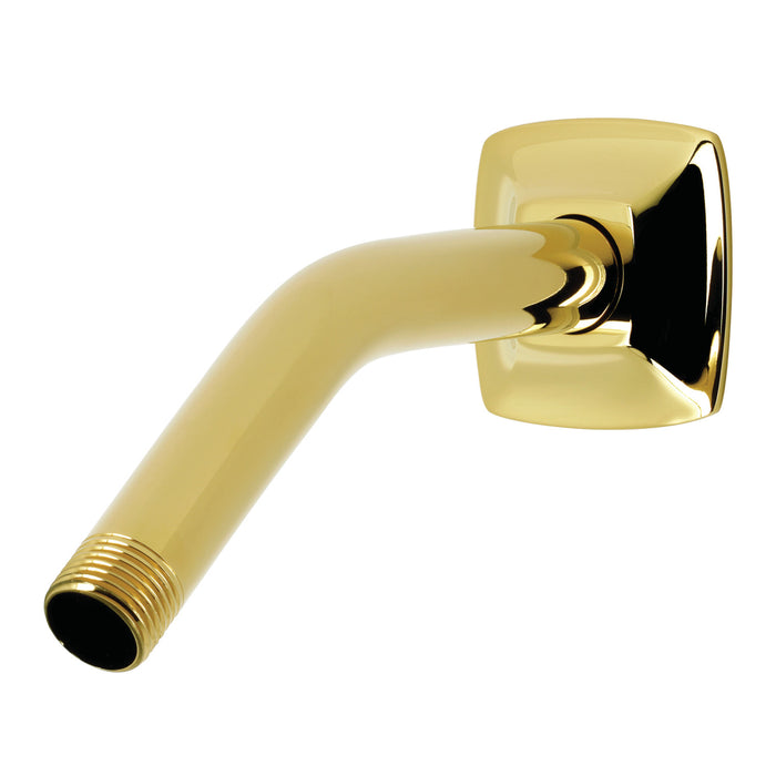 Kingston Gehry K151AK12 Shower Arm with Square Flange, Polished Brass