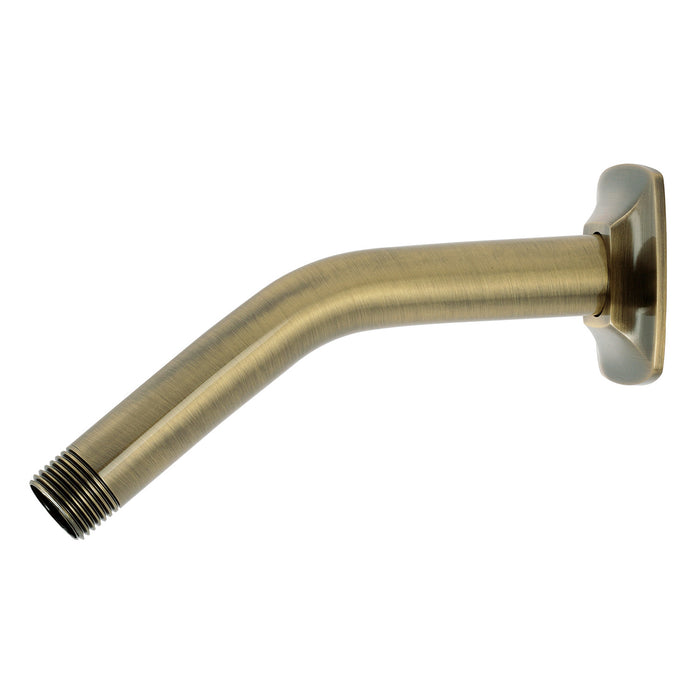 Kingston Gehry K151AK13 Shower Arm with Square Flange, Antique Brass