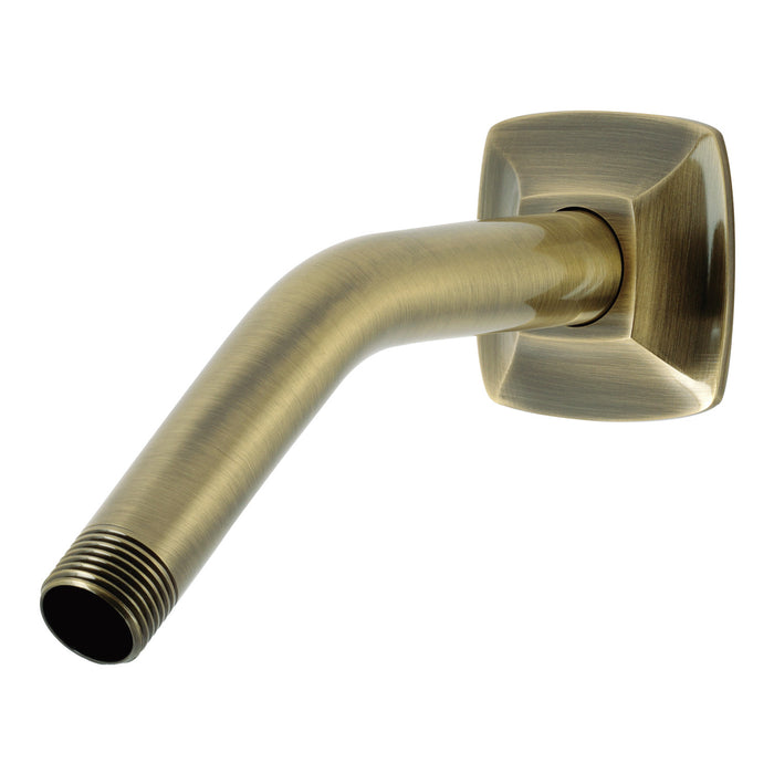 Kingston Gehry K151AK13 Shower Arm with Square Flange, Antique Brass