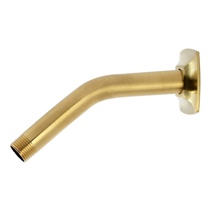 Kingston Gehry K151AK17 Shower Arm with Square Flange, Brushed Brass