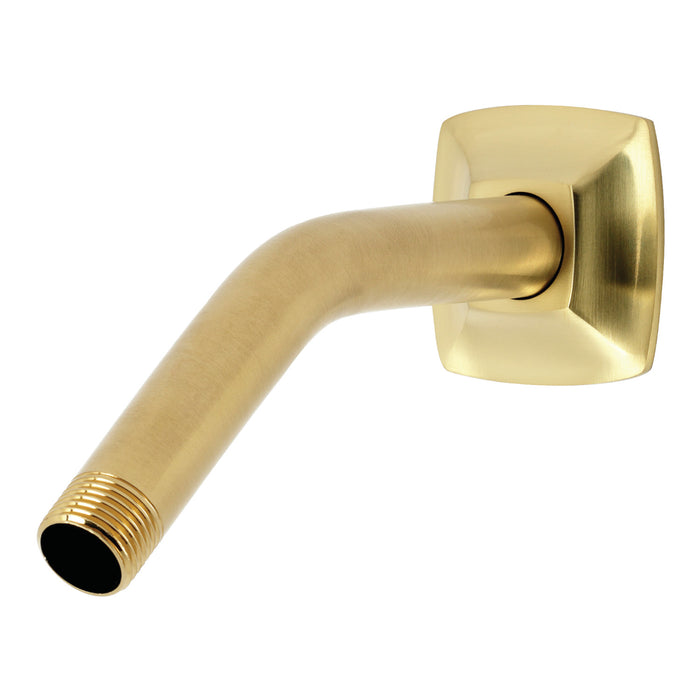Kingston Gehry K151AK17 Shower Arm with Square Flange, Brushed Brass