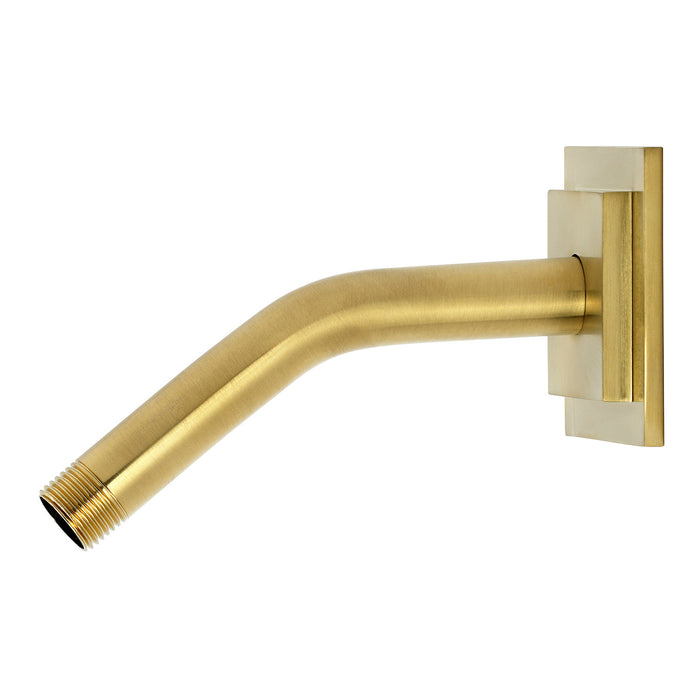 Kingston Trapeze K151AK37 Shower Arm with Square Flange, Brushed Brass