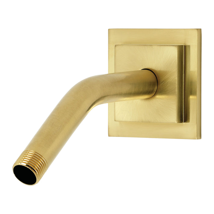 Kingston Trapeze K151AK37 Shower Arm with Square Flange, Brushed Brass
