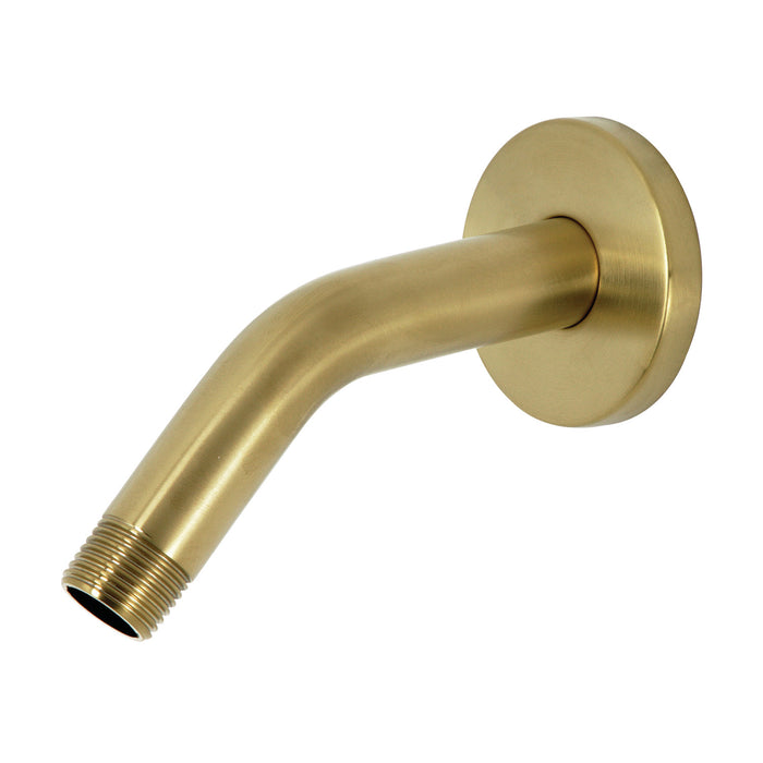Kingston Sona K151K7 - AquaElements 6-Inch Shower Arm with Round Flange, Brushed Brass