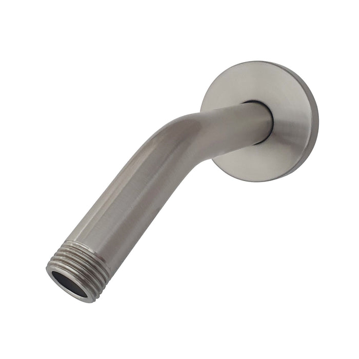 Kingston Sona K151K8 - AquaElements 6-Inch Shower Arm with Round Flange, Brushed Nickel