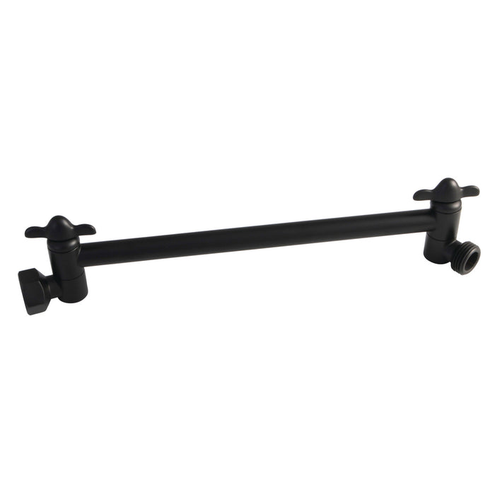 Kingston Plumbing Parts K153A0MB 10-Inch Adjustable High-Low Shower Arm, Matte Black
