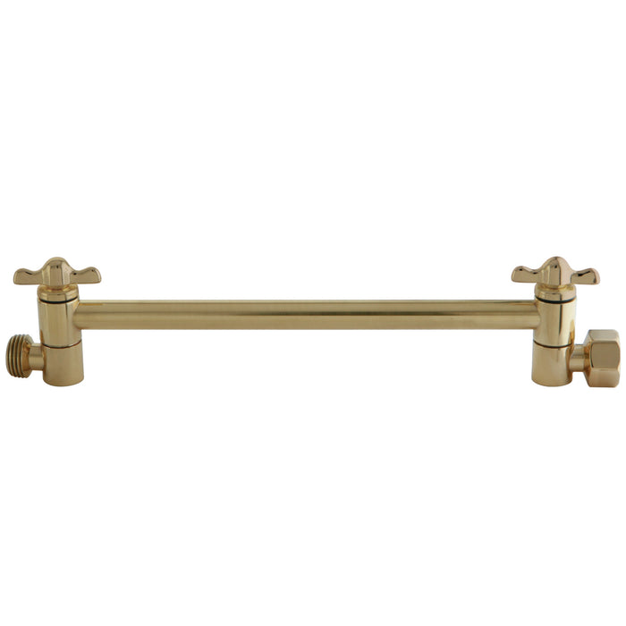 Kingston Plumbing Parts K153A2 10-Inch Adjustable High-Low Shower Arm, Polished Brass
