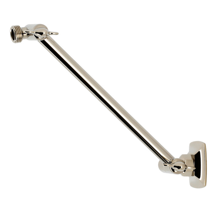 Kingston Gehry K153AK16 10-Inch Adjustable High-Low Shower Arm with Square Flange, Polished Nickel