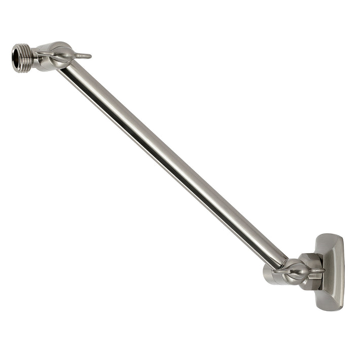 Kingston Gehry K153AK18 10-Inch Adjustable High-Low Shower Arm with Square Flange, Brushed Nickel