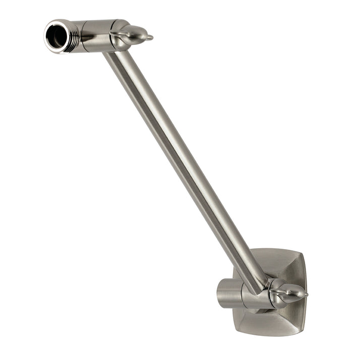 Kingston Gehry K153AK18 10-Inch Adjustable High-Low Shower Arm with Square Flange, Brushed Nickel