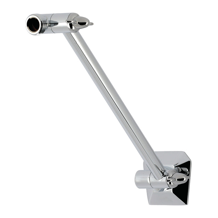 Kingston Trapeze K153AK21 10-Inch Adjustable High-Low Shower Arm with Hexagon Flange, Polished Chrome