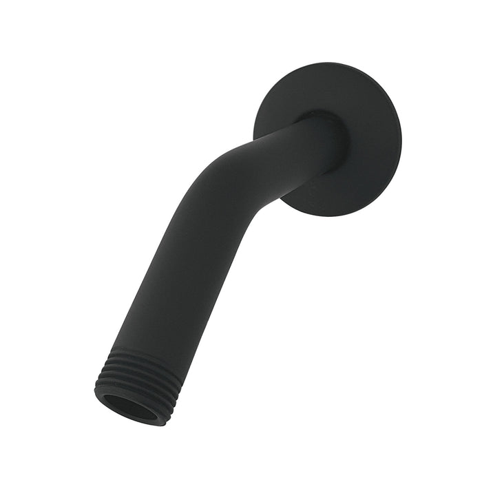 Kingston AquaElements K155K0 6-Inch Shower Arm with Round Flange, Matte Black
