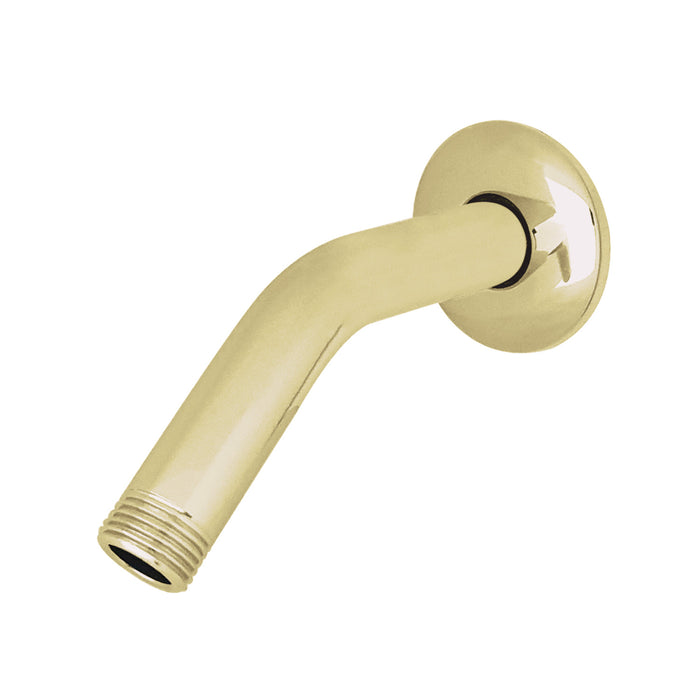 Kingston AquaElements K155K2 6-Inch Shower Arm with Round Flange, Polished Brass