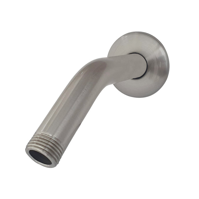 Kingston AquaElements K155K8 6-Inch Shower Arm with Round Flange, Brushed Nickel