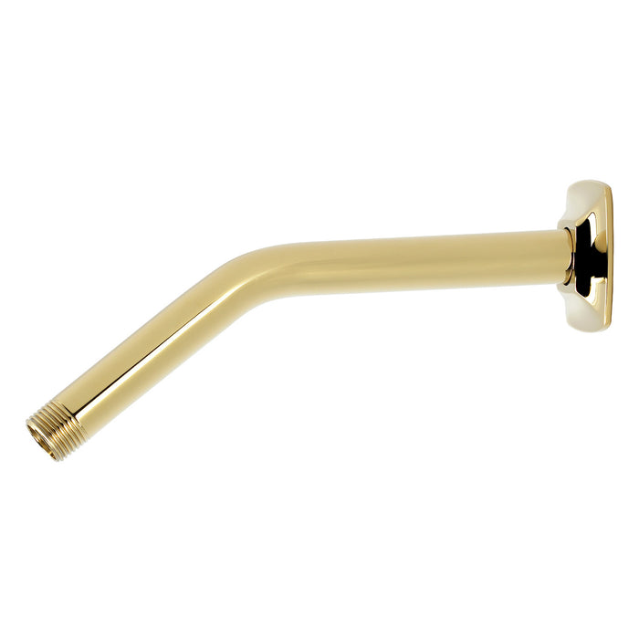 Kingston Gehry K162AK12 Shower Arm with Square Flange, Polished Brass