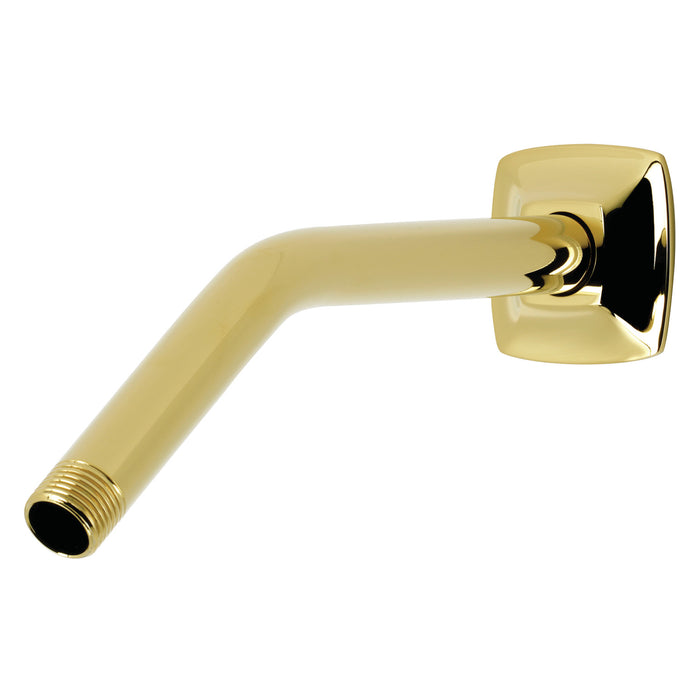 Kingston Gehry K162AK12 Shower Arm with Square Flange, Polished Brass