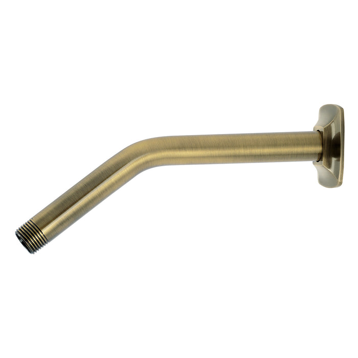 Kingston Gehry K162AK13 Shower Arm with Square Flange, Antique Brass