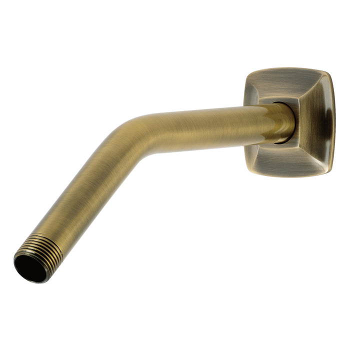 Kingston Gehry K162AK13 Shower Arm with Square Flange, Antique Brass