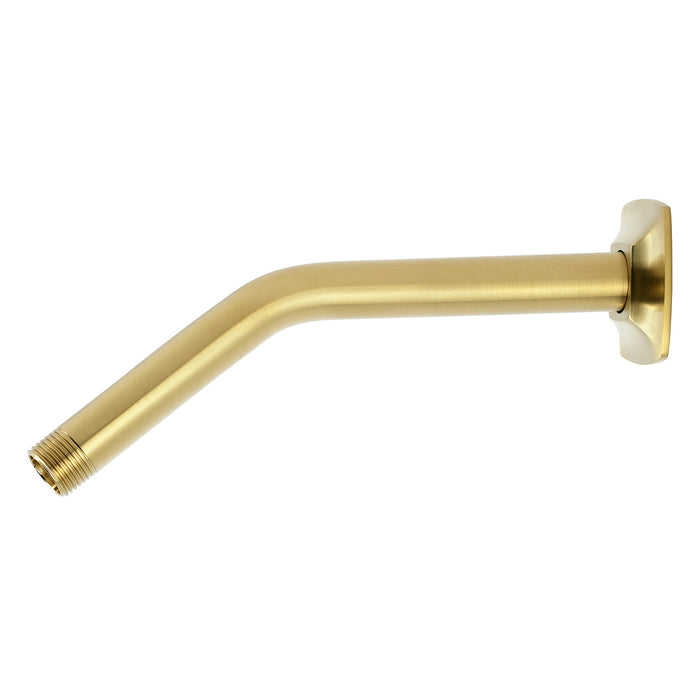 Kingston Gehry K162AK17 Shower Arm with Square Flange, Brushed Brass