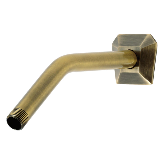 Kingston Trapeze K162AK23 Shower Arm with Hexagon Flange, Antique Brass