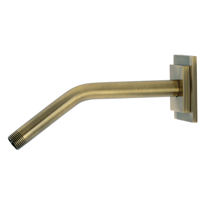 Kingston Claremont K162AK33 Shower Arm with Square Flange, Antique Brass