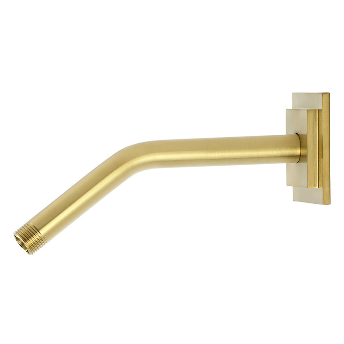 Kingston Claremont K162AK37 Shower Arm with Square Flange, Brushed Brass