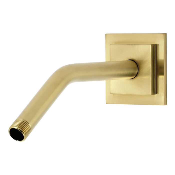 Kingston Claremont K162AK37 Shower Arm with Square Flange, Brushed Brass