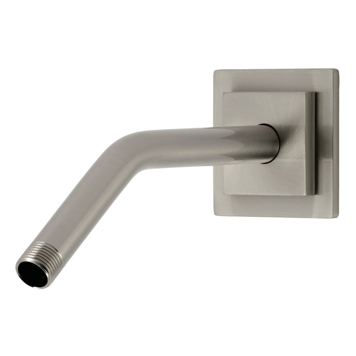 Kingston Claremont K162AK38 Shower Arm with Square Flange, Brushed Nickel
