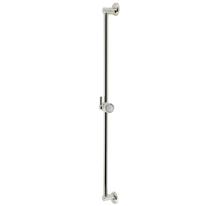 Kingston Tulare K183A6PN - Made To Match 30-Inch Brass Shower Slide Bar, Polished Nickel