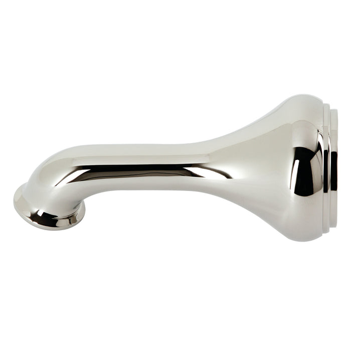 Kingston Heirloom K184C6 - Trimscape 5-Inch Brass Tub Faucet Spout, Polished Nickel