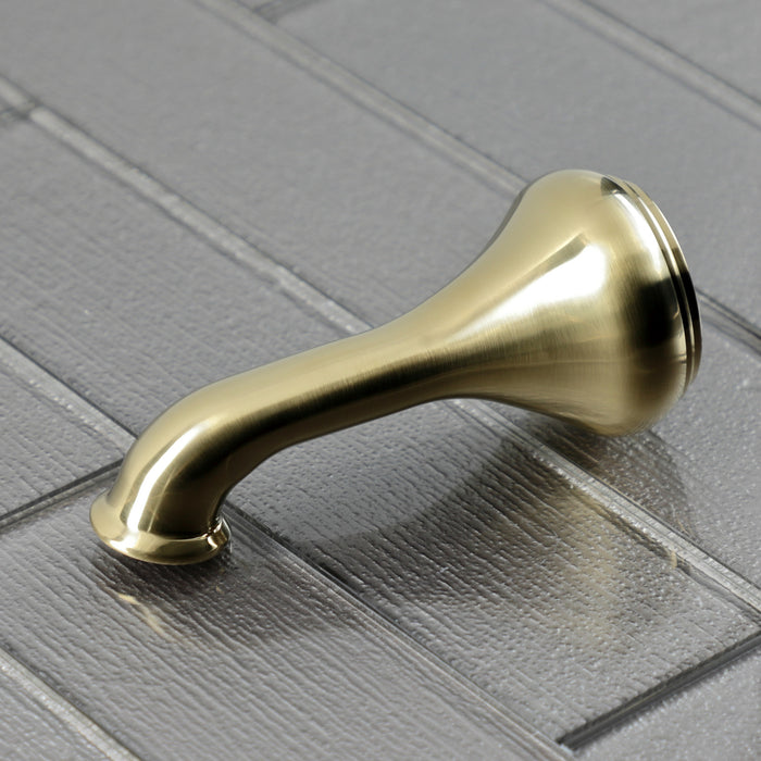 Kingston Heirloom K184C7 - Trimscape 5-Inch Brass Tub Faucet Spout, Brushed Brass