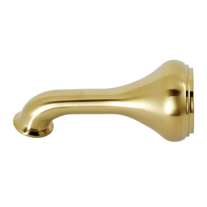 Kingston Heirloom K184C7 - Trimscape 5-Inch Brass Tub Faucet Spout, Brushed Brass