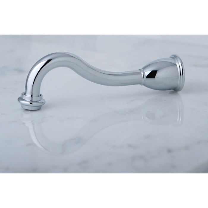 Kingston Heirloom K1887A1 - Heritage 8-Inch Brass Tub Faucet Spout, Polished Chrome