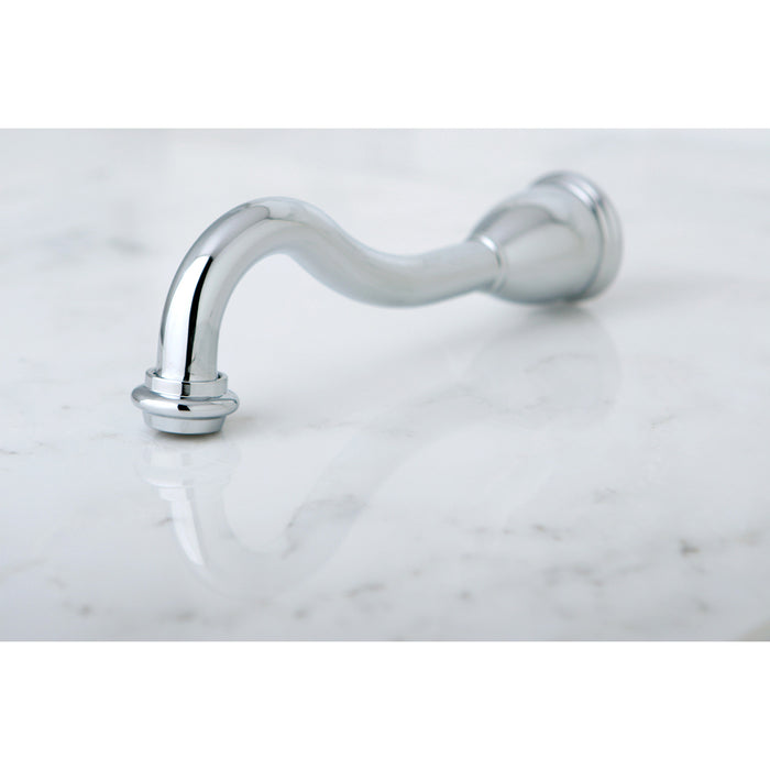 Kingston Heirloom K1887A1 - Heritage 8-Inch Brass Tub Faucet Spout, Polished Chrome