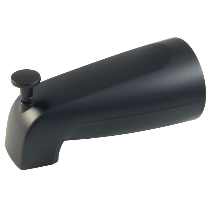 Kingston Made To Match K188A0 5-5/16 Inch Zinc Tub Faucet Spout with Diverter, Matte Black