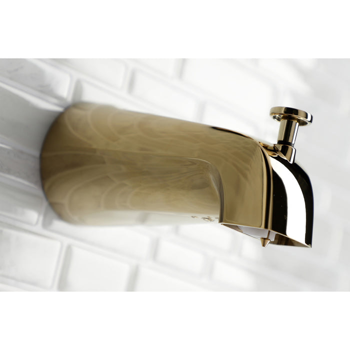 Kingston Made To Match K188A2 5-5/16 Inch Zinc Tub Faucet Spout with Diverter, Polished Brass