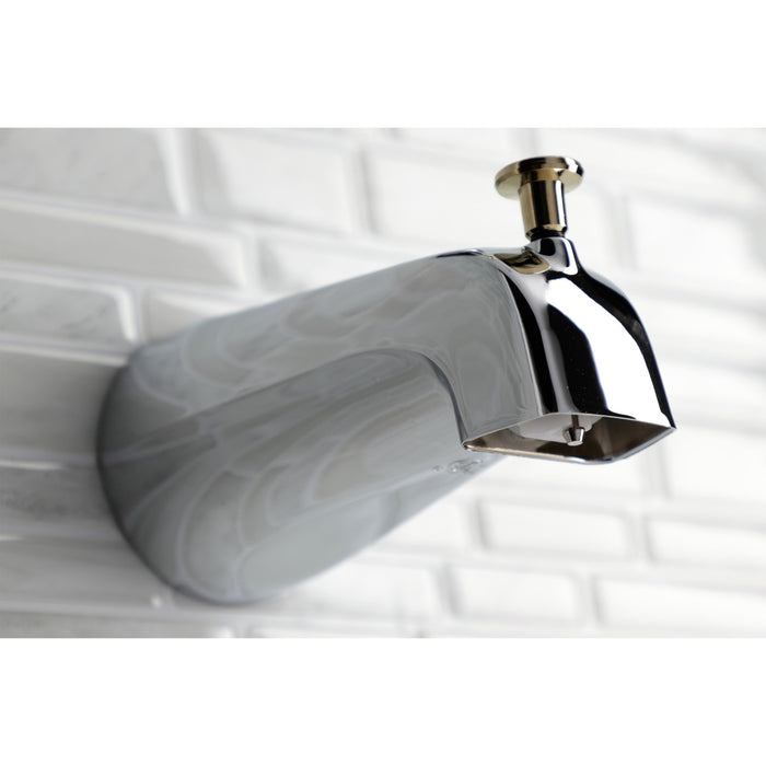 Kingston Made To Match K188A4 5-5/16 Inch Zinc Tub Faucet Spout with Diverter, Polished Chrome/Polished Brass