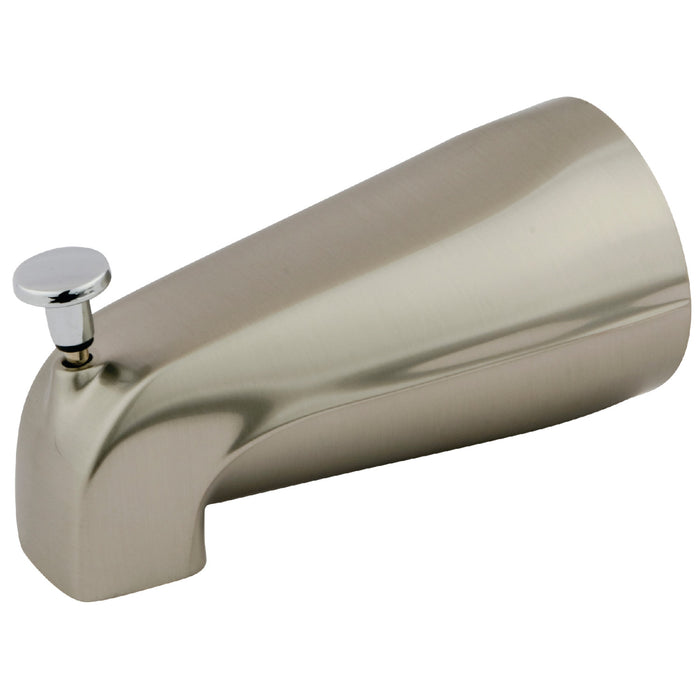 Kingston Made To Match K188A7 5-5/16 Inch Zinc Tub Faucet Spout with Diverter, Brushed Nickel/Polished Chrome