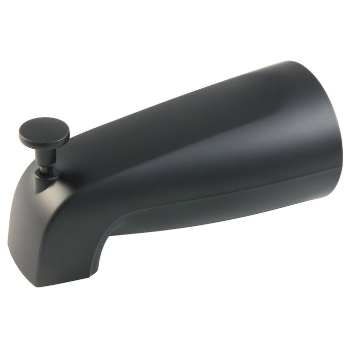 Kingston Made To Match K189A0 5-5/16 Inch Zinc Tub Faucet Spout with Diverter, Matte Black