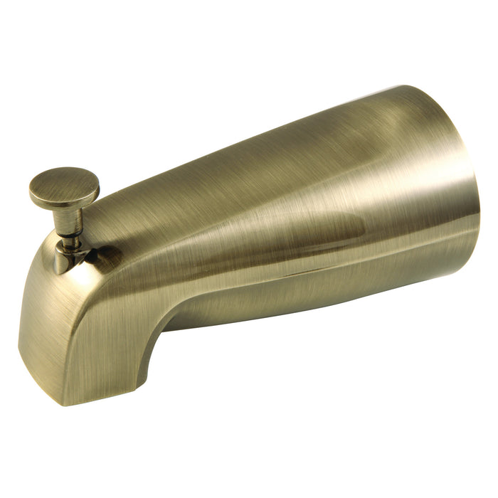 Kingston Made To Match K189A3 5-5/16 Inch Zinc Tub Faucet Spout with Diverter, Antique Brass