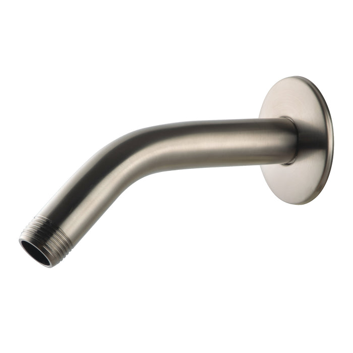 Kingston Shower Scape K206M8 6-Inch Shower Arm with Round Flange, Brushed Nickel