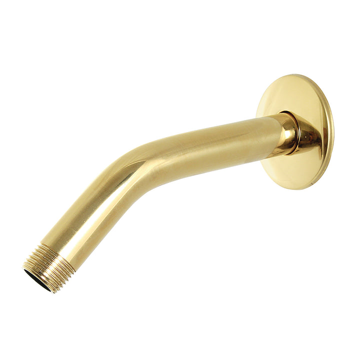 Kingston Trimscape K208M2 8-Inch Shower Arm with Round Flange, Polished Brass