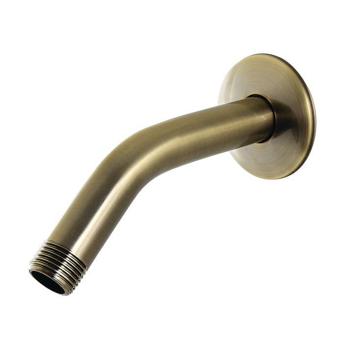 Kingston Trimscape K208M3 8-Inch Shower Arm with Round Flange, Antique Brass