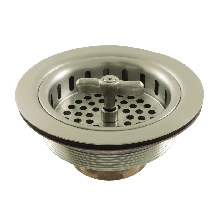 Kingston Tacoma K212BN 3-1/2 Inch Kitchen Sink Basket Strainer Only, Brushed Nickel