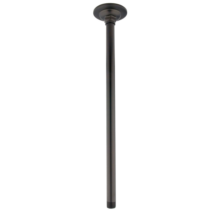 Kingston Trimscape K217A5 17-Inch Rain Drop Ceiling Mount Shower Arm with Round Flange, Oil Rubbed Bronze