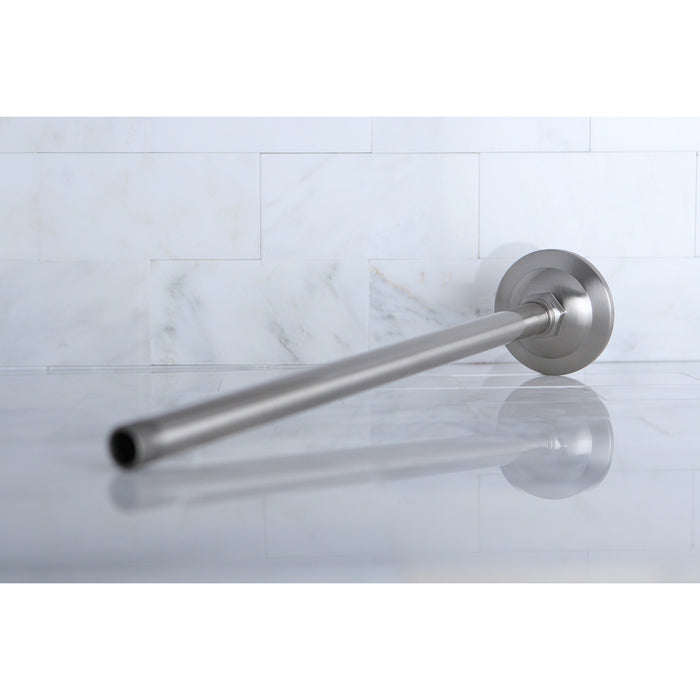 Kingston Trimscape K217A8 17-Inch Rain Drop Ceiling Mount Shower Arm with Round Flange, Brushed Nickel