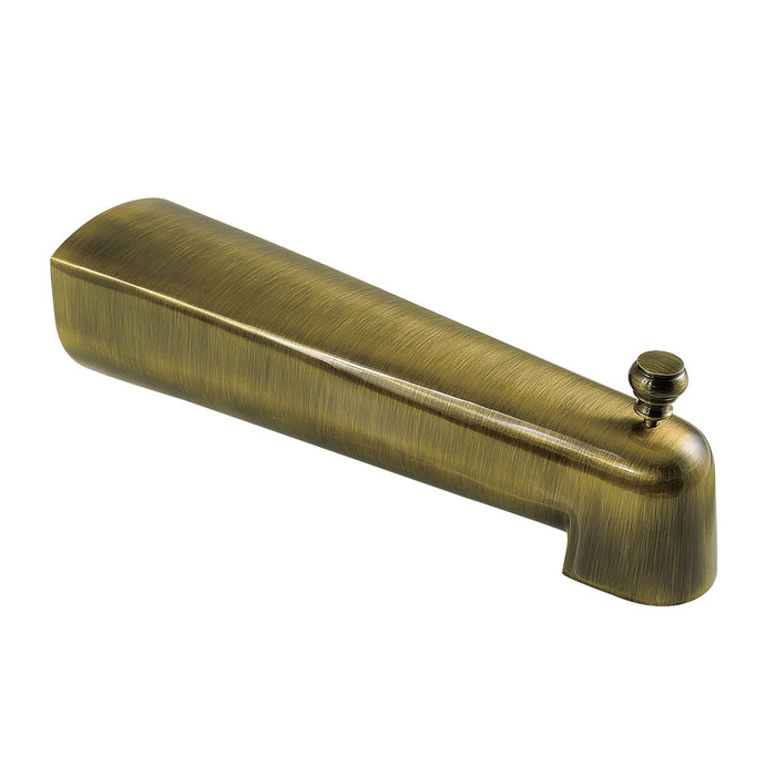 Kingston Shower Scape K2189T3 10-Inch Brass Tub Faucet Spout with Diverter, Antique Brass