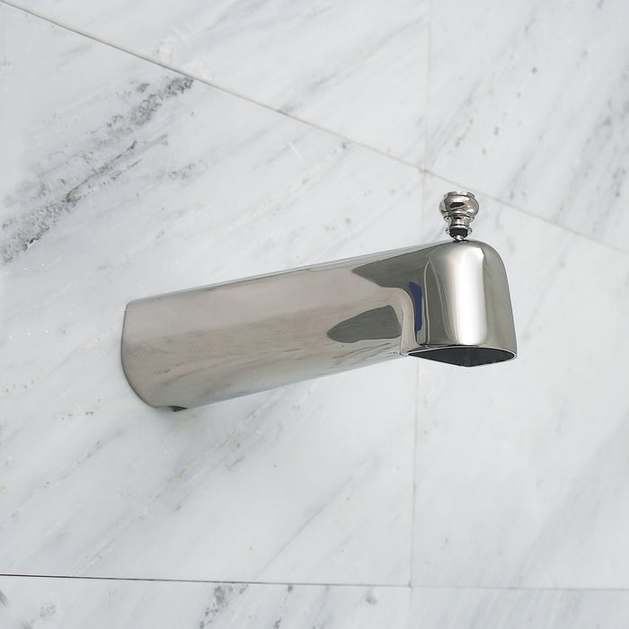 Kingston Shower Scape K2189T6 10-Inch Brass Tub Faucet Spout with Diverter, Polished Nickel